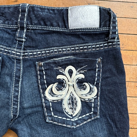 Y2K Maurices Dark Blue Jean Shorts - Picture 6 of 6